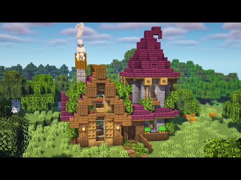 Minecraft: How to Build a Fantasy House with Tower (Tutorial)