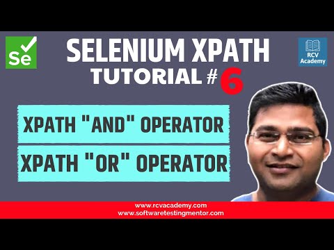 Selenium XPath Tutorial 6 XPath AND Operator | XPath OR Operator