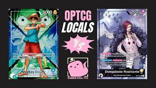 (OP16) OPTCG POV: 🟢🔵Luffy vs 🟣🟡Rosinante! Locals Tourney!