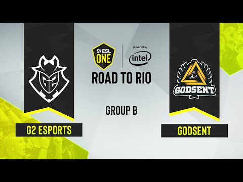 CS:GO - GODSENT vs. G2 Esports [Dust2] Map 2 - ESL One: Road to Rio - Group B - EU