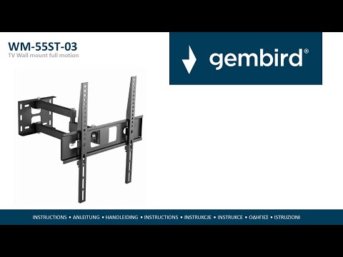 Gembird WM-55ST-03 Black
