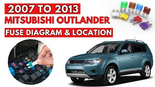 Mitsubishi Outlander (2007 to 2013) Fuse Box Diagrams & Location Guide