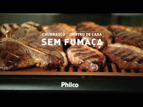 Video thumbnail of Churrasqueira Elétrica Philco PCQ1500D
