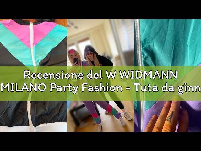 Vídeo relacionado con W WIDMANN MILANO Party Fashion - Leggings, estampado de rombos, arlequín, payaso, Halloween