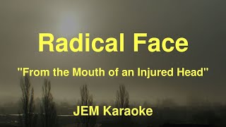 Radical Face - From the Mouth of an Injured Head (Karaoke)