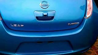preview picture of video '日產Leaf EV電動車隨拍 Nissan Leaf@Taiwan'