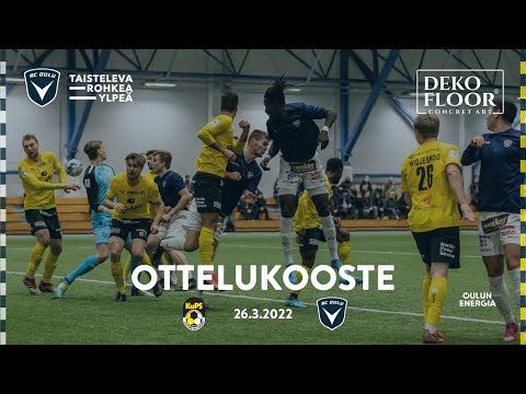 ACOTV: Dekofloor ottelukooste KuPS - AC Oulu 26.3.2022 (Harjoitusottelu)
