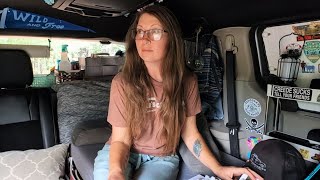Solo Female Van Life: Quiet Boondocking Days & Completing Minivan Camper Projects