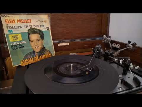 Follow That Dream EP ~ Elvis Presley ~ 1962 45rpm RCA Victor Vinyl Single ~ Dual 1215 Turntable