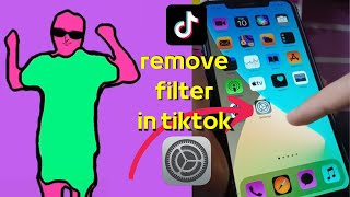 How to remove Rotoscope filter in Tiktok from Settings || solution 100%