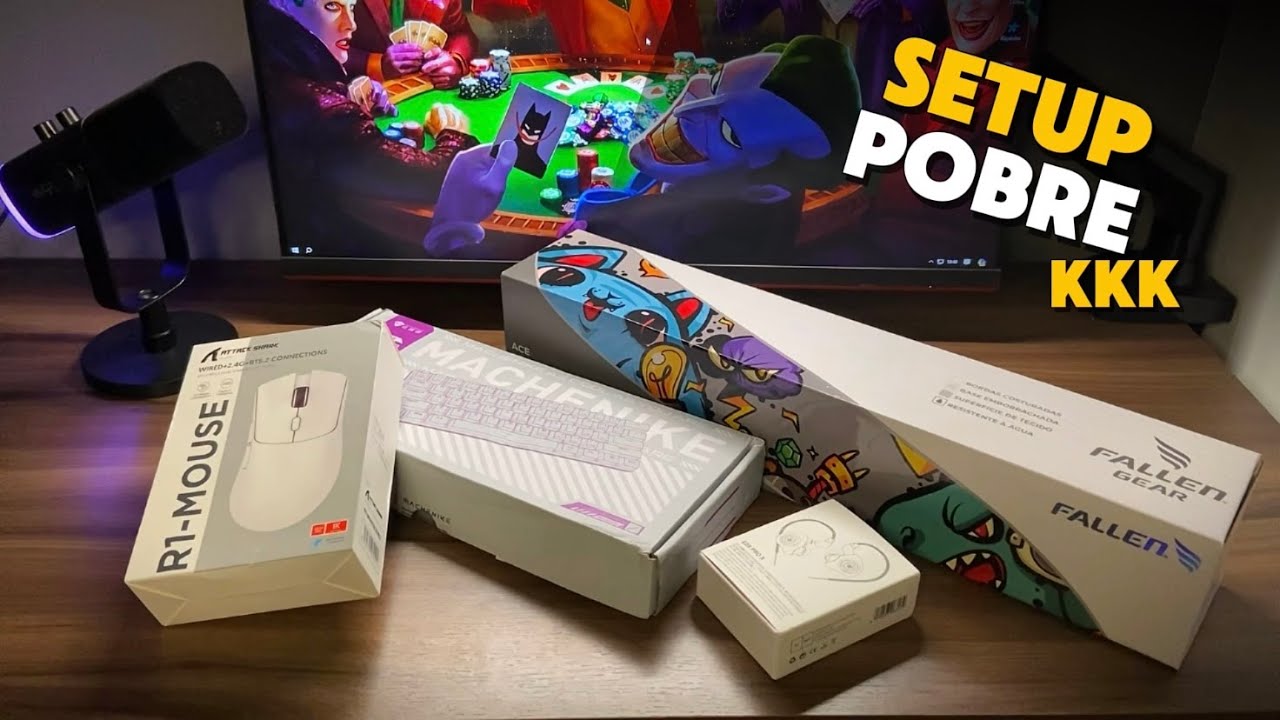 Montei o Setup Gamer mais BARATO do mundo!