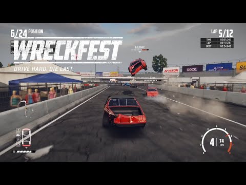 car flying over me | Wreckfest Career Mode Part 25