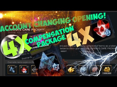 4X Mega Carina's Compensation Package! 4x 5 Star Nexus crystals!  One 6 Star Nexus Crystal! MCOC!