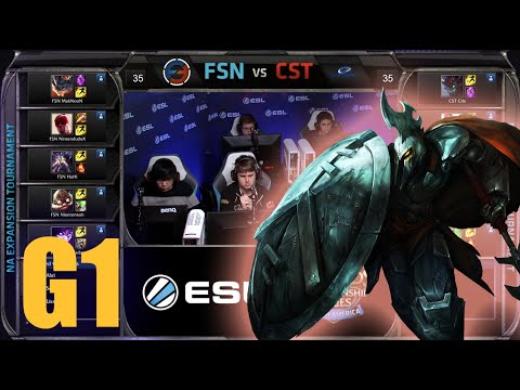 Team Coast vs Team Fusion | Game 1 Round 2 NA LCS Expansion Tournament | CST vs FSN G1 60FPS
