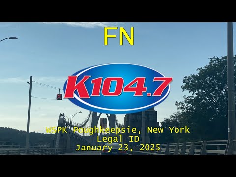 K104 | WSPK Poughkeepsie, New York Legal ID (1/23/2025)