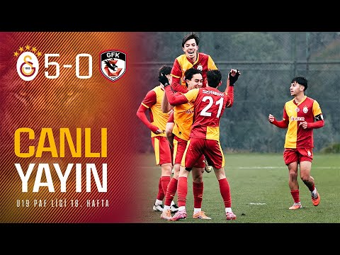 🔴 Galatasaray U19 5-0 Gaziantep FK U19 (U19 PAF Ligi 18. Hafta)