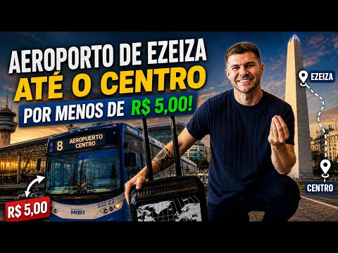 Ônibus do aeroporto de Ezeiza até o centro de Buenos Aires por R$ 5,00 reais