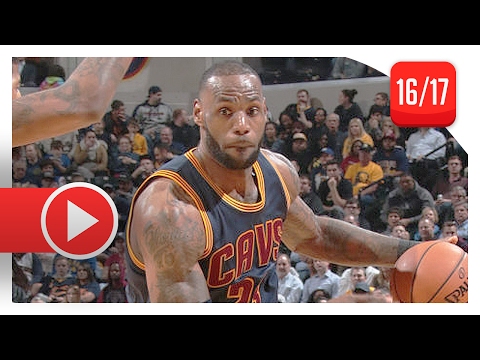 LeBron James Full Highlights vs Pacers (2017.02.08) - 25 Pts, 9 Ast