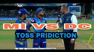 delhi vs mumbai Toss prediction, who will win..Toss? mi vs dc