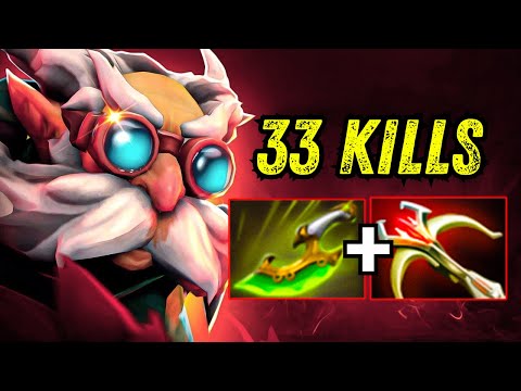 Swift Blink + Daedalus 1100GPM Gyrocopter 33Kills Carry Farm Hero Mode 1300XPM Dota 2