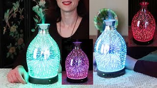 SZTROKIA ESSENTIAL OIL DIFFUSER 💥BEST 3D 300ml (Color Changing )  Aromatherapy Review 👈