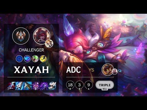Xayah ADC vs Ziggs - EUW Challenger Patch 11.22