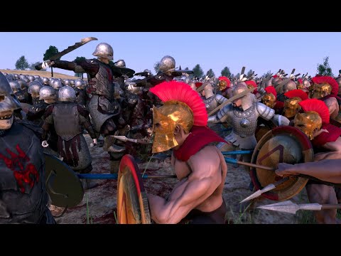 SPARTANs joins PERSIANs Against MORDOR ORCs - Ultimate Epic Battle Simulator - UEBS