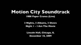 Motion City Soundtrack - 1000 Paper Cranes (Live) [Audio Only]