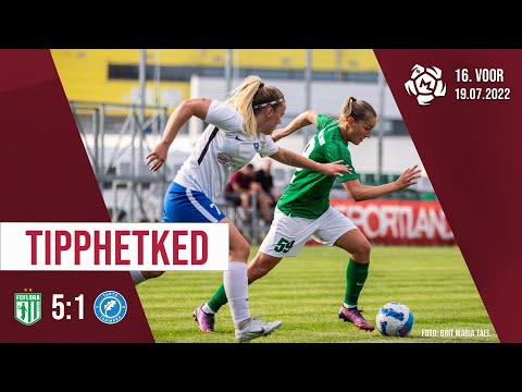 NML 16. voor: Tallinna FC Flora - Tartu JK Tammeka 5:1 (19.07.2022)