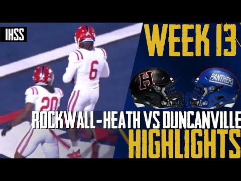 Duncanville Dominates Rockwall Heath 43-6, Yancy Scores 4 TDs