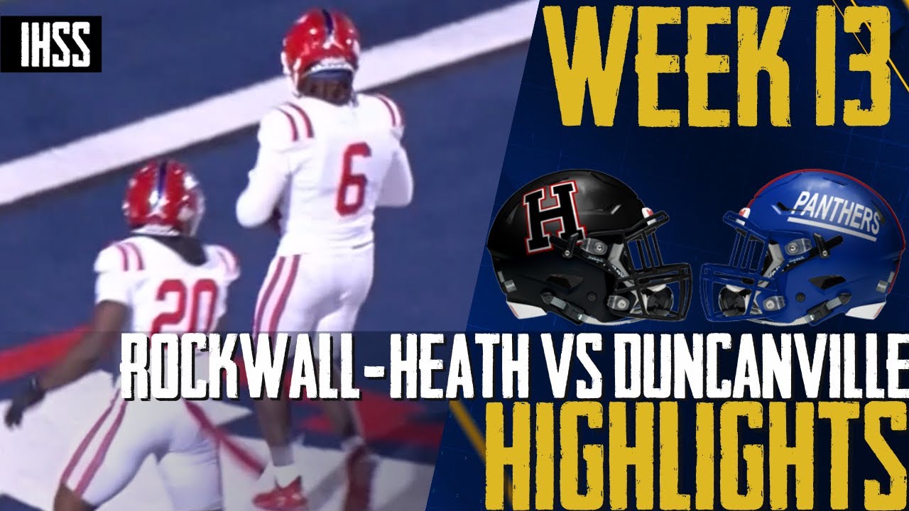 Duncanville Dominates Rockwall Heath 43-6, Yancy Scores 4 TDs