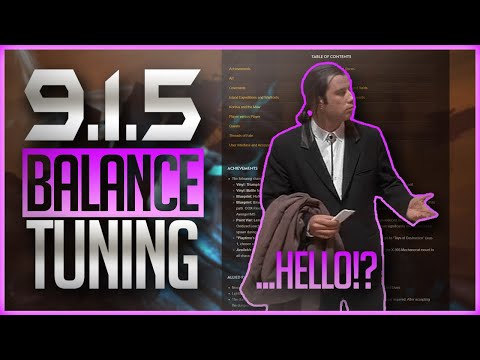 ALL the 9.1.5 Spec & Balance Tuning Changes......ok no really where's the rest?