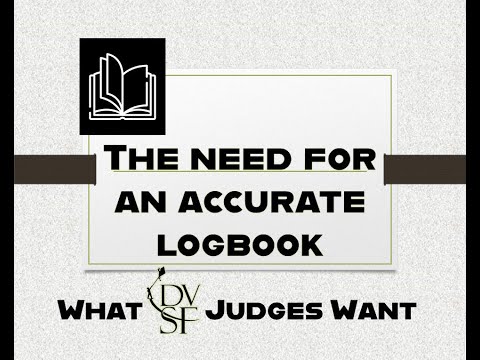 The Need for An Accurate Logbook