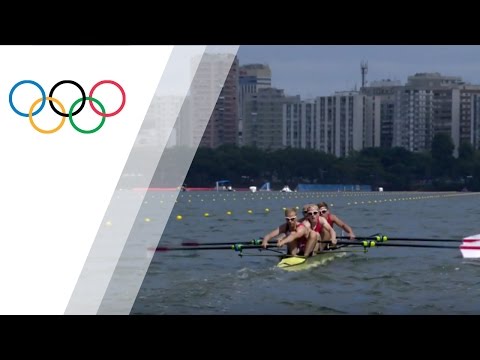 Switzerland's rowing team wins gold in Men's Rowing Lightweight Four