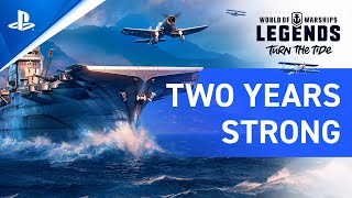 PlayStation World of Warships: Legends – Two Years Strong Update 3.2 | PS4 anuncio