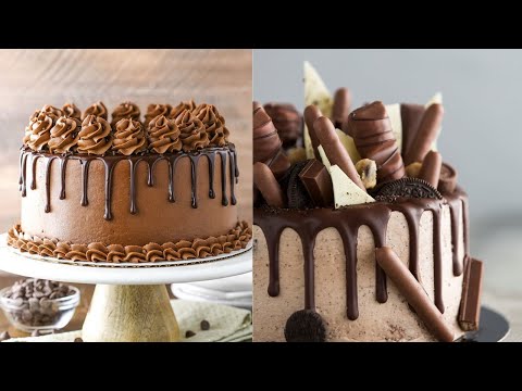 Most Satisfying Chocolate cake Decorating | How to Make Chocolate Cake Recipes | So Yummy