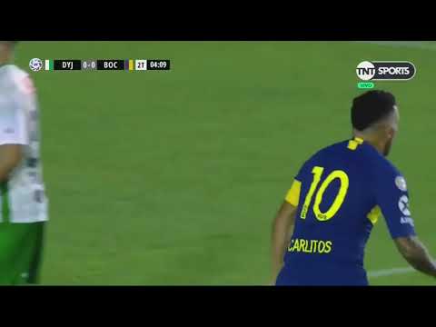 Reviví el gol de Carlitos #Tevez para el 1-0 de #Boca vs #DefensayJusticia