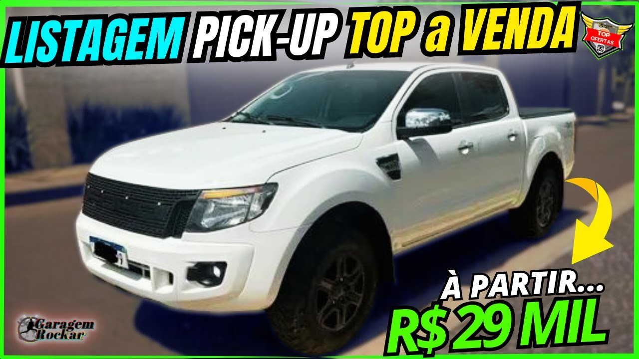 PICK UP de PATRÃO BARATA a VENDA L200 S10 FRONTIER RANGER {À PARTIR DE 29 MIL} #pickupavenda #s10