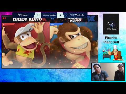 Piranha Plant Grill - Westballz(Donkey Kong) VS SF | Nano (Diddy Kong) Winners