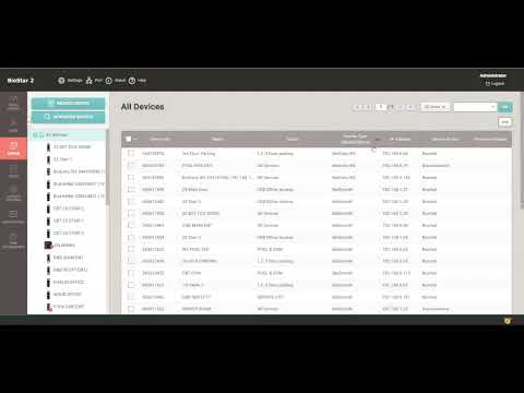Biostar 2 Server Door and device configuration