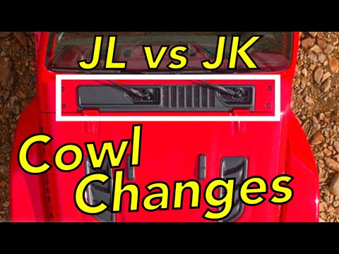 JL vs JK Cowl Drain changes ❓Jeep Jl Wrangler
