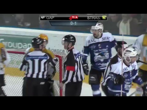 Résumé de Match Gap - Strasbourg (9-2) - Ligue Magnus - TV16