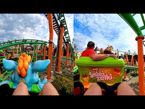 Energuś Przód vs Tył - Energylandia 2025 (4K) (POV) (Zator, Polska) Insta360 X5