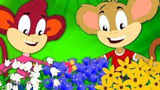 Mary Mary Quite Contrary Nursery Rhymes | Baby Songs For Children By Monkey Rhymes