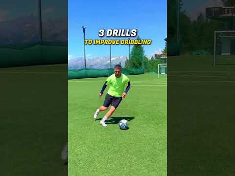 3 Drills to Improve your Dribbling 🔥 #soccertraining