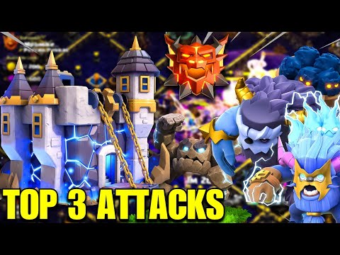 Top 3 Best Attack Strategies for TH18 RANK BATTLE! (Town Hall 18) Clash of Clans