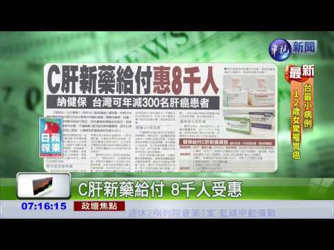 C肝新藥給付 8千人受惠