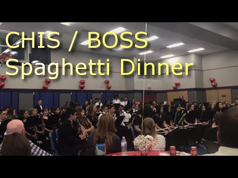 Santiago BOSS 2/7/2020 Symphonic and Festival Winds - Spaghetti Dinner at CHIS