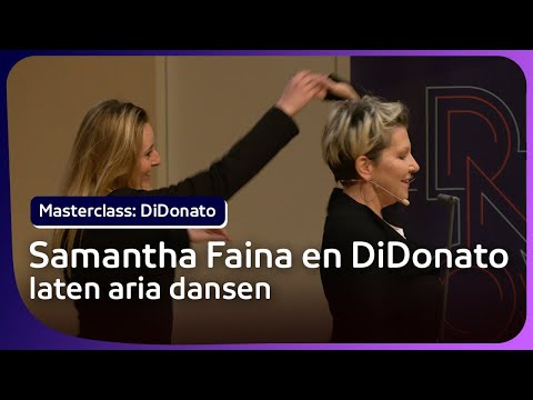 Masterclass Joyce DiDonato: Samantha Faina zingt Giunse alfin il momento (Mozart) | NPO Klassiek