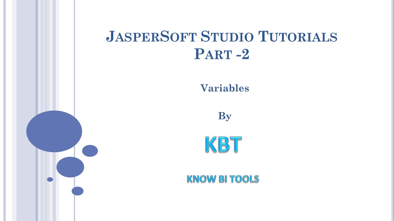 JasperSoft Variables Properties and Usage